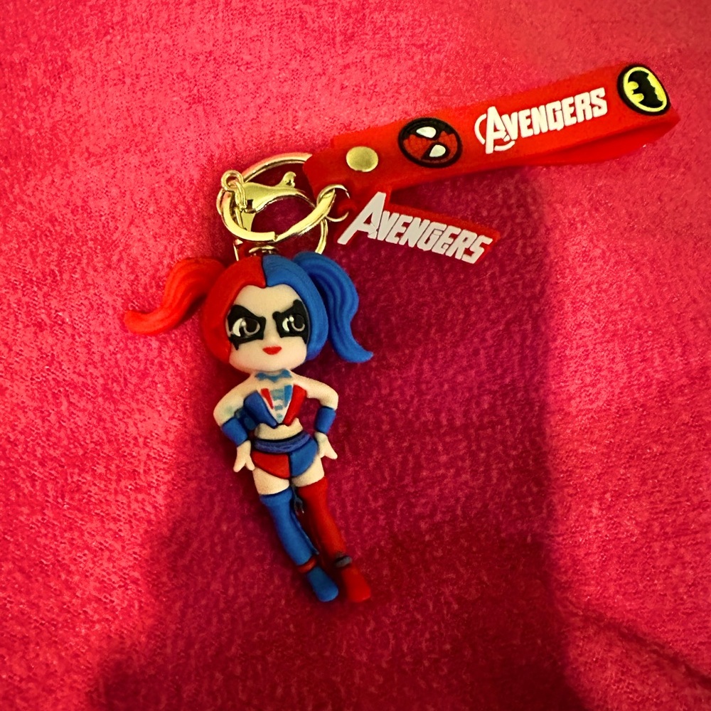 Harley Quin Keychain action figure keychain